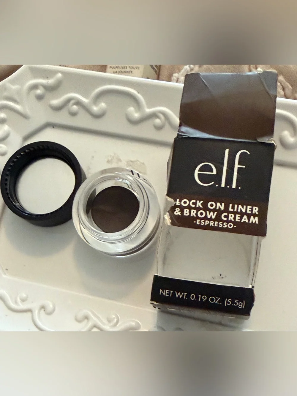 e.l.f. Lock On Liner & Brow Cream - Espresso Brown